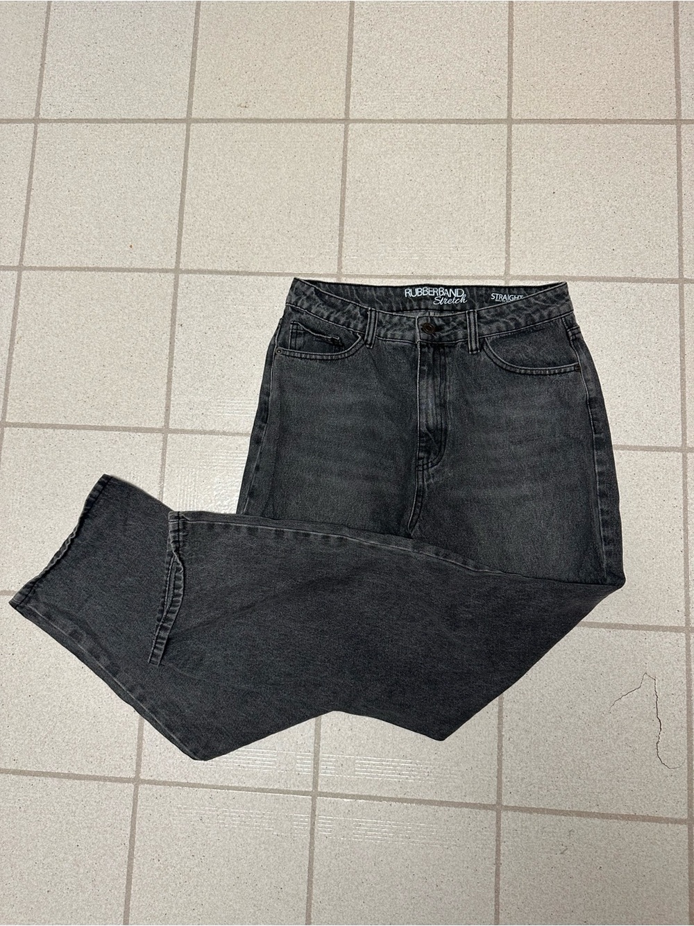 Black Straight-Leg Women's Jeans